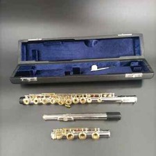 YFL-481 Silver Gold Musical Instrument 17 Key Open Close C Tune E-Key Flute