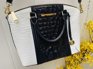 brahmin duxbury satchel black