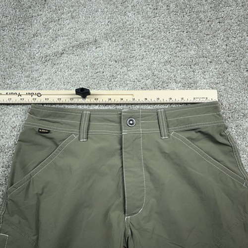 Kuhl Shorts Mens 32 Green Hiking Durable Outdoors Utility Camping Zip Pockets - Imagen 6 de 10