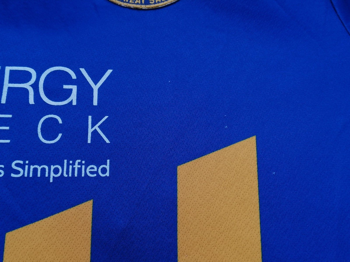 Maillot Domicile Shrewsbury Town 2017-2018 (Errea) - Taille 3XL Homme - Occasion Très Bon état