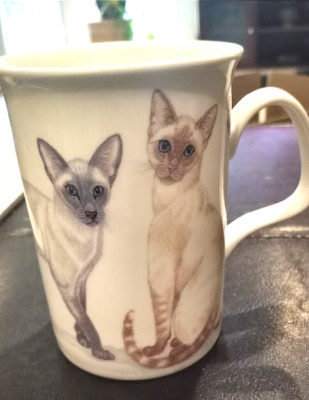 The Henley Collection Cats Mug By K. M. Hassall Fine Bone China England (47A)