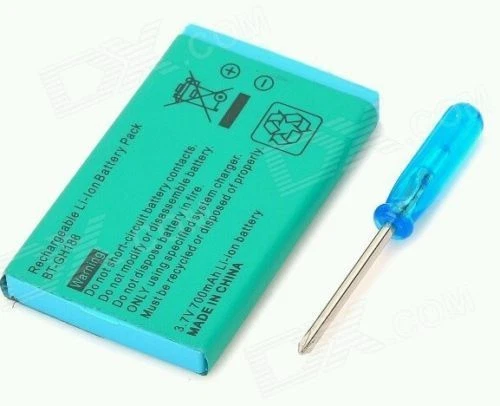 BATTERIE POUR CONSOLE NINTENDO GAME BOY ADVANCE SP avec tournevis NEUF