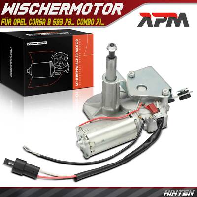 Wischermotor Heckwischermotor Hinten 12V für Opel Corsa B S93 73_ Combo 71_