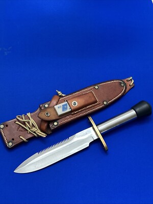 Vintage Late '60's Randall Made Knife~ Model 18 Crutchtip~ Riveted