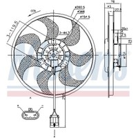 LüFter MotorküHlung FüR Opel Zafira B A05 Astra H Caravan L35 L48 L67