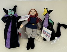DISNEY STORE BEAN BAG MALEFICENT DRAGON PRINCE PHILLIP FROM SLEEPING BEAUTY