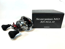 Shimano Scorpion MD 301XGLH 2021 7.9:1 Left-Hand Bait Reel Shimano Scorpion MD 301XGLH 2021 7.9:1 Left-Hand Bait Reel