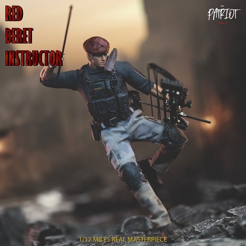 The Patriot Studio 1/12 Boina Roja Instructor Jack Krauser Hombre Figura de Acción Juguete - Imagen 13 de 19