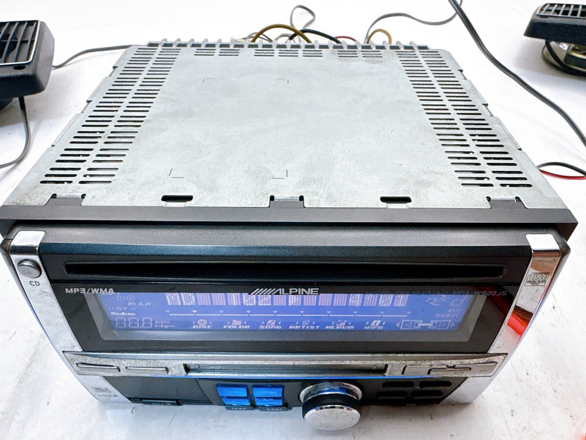 ALPINE MDA-W920JS 2DIN Car Audio CD/MD Deck Equalizer MDLP