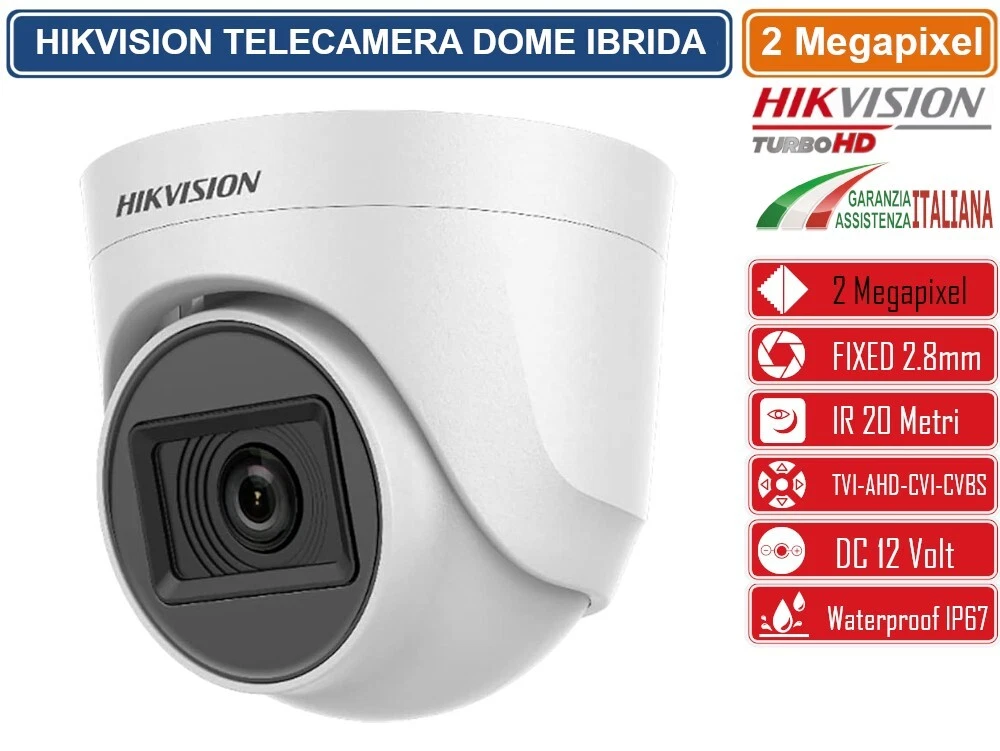 Telecamera Dome AHD 1080P Telecamera Di Sicurezza Dome AHD 2MP Full HD