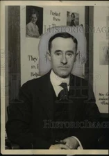 1923 Press Photo Reverend Harry Bowlby Announces Trial Against William Brady