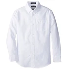Nautica Boys' White Long-Sleeve Button-Down Shirt Size 14 Regular