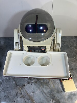TOMY Omnibot 5402 Vintage 1980s Robot With Remote Mostly Working