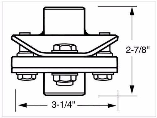 Borgeson 055034 - Steering Rag Joint - 18mm DD x 3/4"-36 Spline - Picture 3 of 5