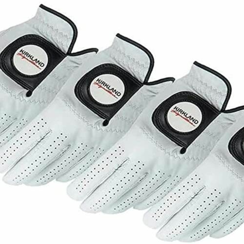 Gants de golf SIGNATURE KIRKLAND cuir cabretta premium (4 pièces) - Photo 1 sur 5