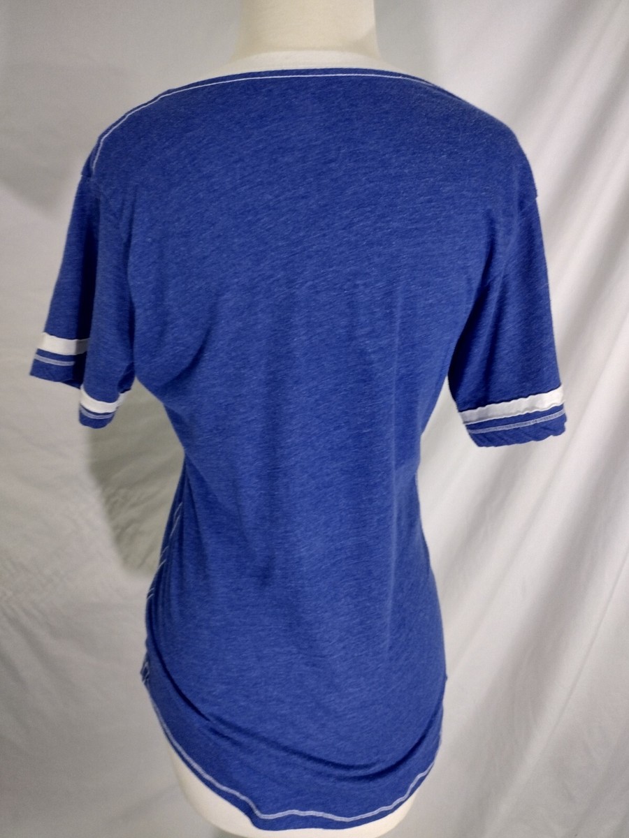 T-shirt Femme Majestic Chicago Cubs MLB - Bleu, Taille L, Manches Courtes - Occasion