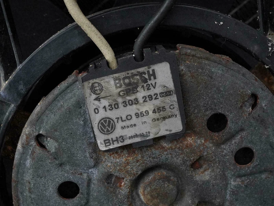 2007 - 2009 Audi Q7 4L 4.2 Radiator Fan Shroud Engine Cooling Fan Assembly Oem Foto 3 de 4