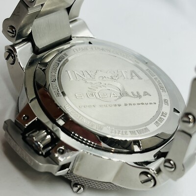 Invicta Men's Subaqua Noma III GMT Silver St Steel Swiss 50ATM