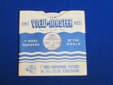 1949 VINTAGE DENVER MOUNTAIN PARKS COLORADO VIEW-MASTER REEL SLEEVE 246