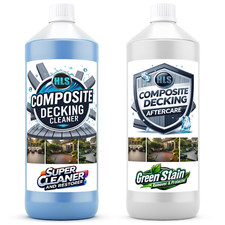 HLS Composite Decking Cleaner & Aftercare Pack 2L (2 x 1Litre)