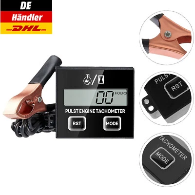 OLOTOS Drehzahlmesser Digital Tachometer LCD für Motorsäge Kettensäge und andere Takter