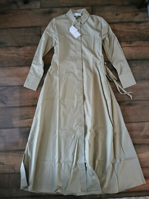 Ivy & Oak Dina Viola Kleid Frozen Olive Damengröße UK 6 BRANDNEU