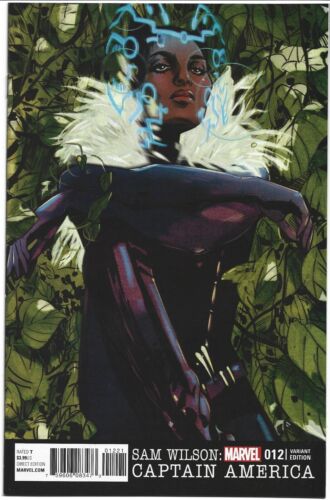 Captain America: Sam Wilson #12 - Tula Lotay Black Panther Variant Cover, 2016 - Afbeelding 1 van 2