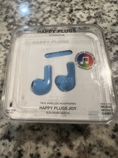 AUTHENTIC  FACTORY SEALED Happy Plugs - Joy Wireless Earbuds Blue 1726