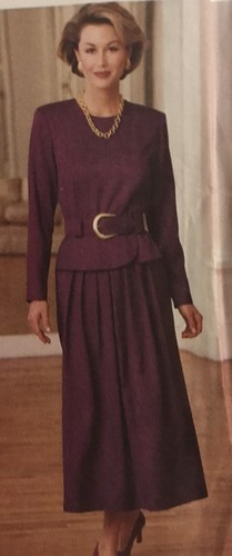 Butterick 3546 Vintage 90s Sewing Pattern Jessica Howard Dress Sizes: 12-14-16 - Picture 4 of 9
