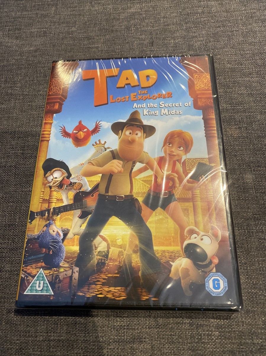 Tad the Lost Explorer and the Secret of King Midas (DVD, 2018) for