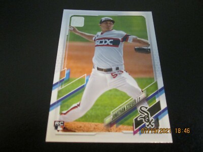 JONATHAN STIEVER WHITE SOX 2021 TOPPS SERIES 2 ROOKIE CARD #528
