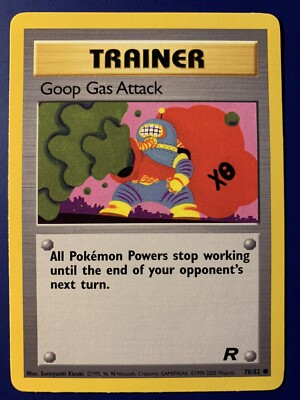 Pokemon Goop Gas Attack 78/82 Team Rocket Trainer EN NM