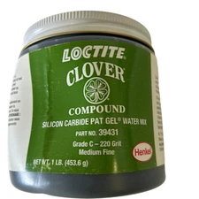 Loctite 39431 16 Oz Grade C Grit 220 Silicon Carbide Clover Lapping Compound -