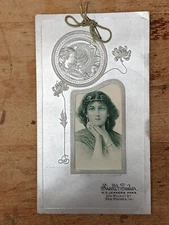 Victorian Advertising Card, Nickoll The Tailor Des Moines IA. Embossed, Portrait