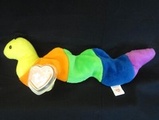 TY Beanie Babies Inch the Worm PVC With Error Tag 1995