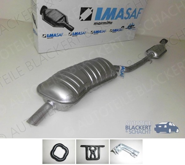 Imasaf ESD Auspuff Endtopf Ab Kat für BMW 3Er E36 Limo/Coupe 318 Is-image