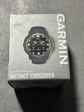 Garmin Instinct Crossover Solar Tactical 45mm Blue Graphite Silicone (GPS)- 0592