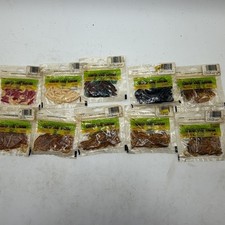 Mrs twister curly tail worm grub soft plastic lot
