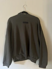 Essentials Dark Olive Hoodie Size Small