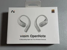 NEW VIAIM OpenNote AI Voice Recorder Transcription Open Ear Earbuds FlashRecord