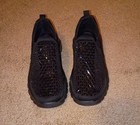 Women's Luok Air Cooled Black Rhinestone Slip Ons Size 6 1/2 — photo 1