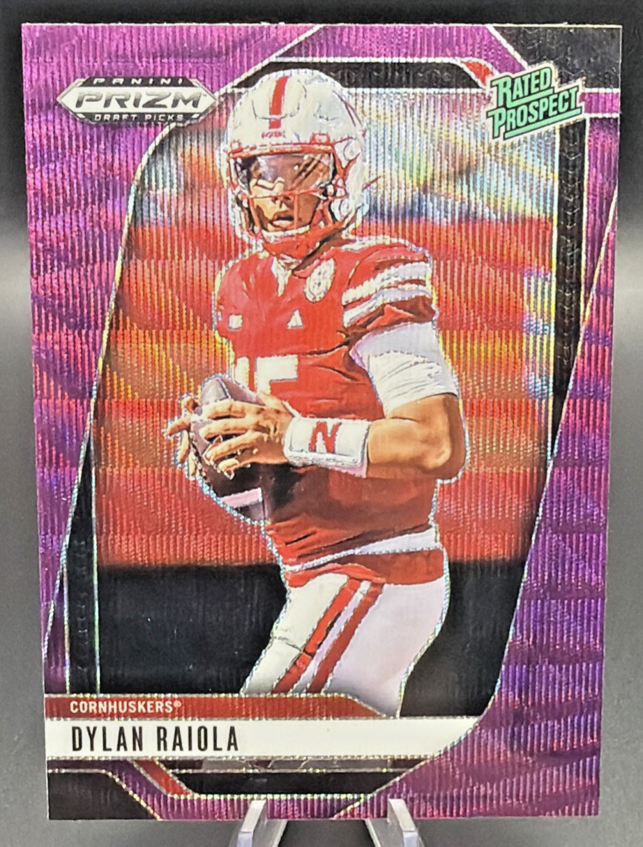 2024 Panini Prizm Draft Picks - Rated Prospect Dylan Raiola Purple Wave Prizm
