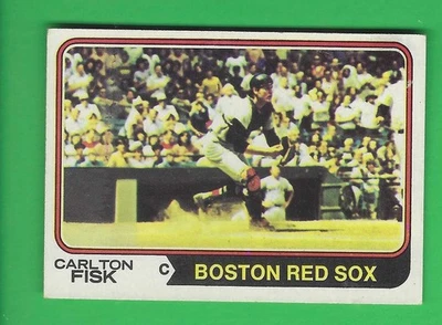 1974 Topps Carlton Fisk HOF #105 VG - Image 1 of 2