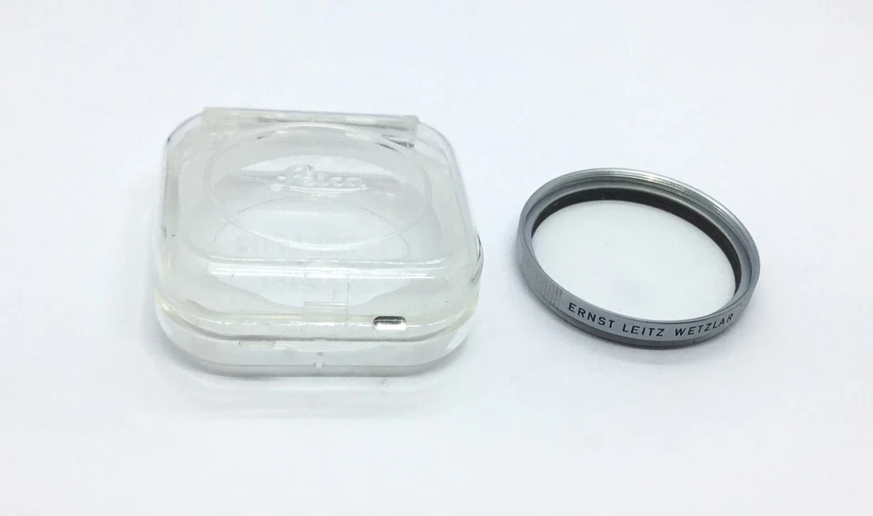 LEICA -Ernst Leitz Wetzlar German Made Vintage UVa 39mm Camera Filter  + Case - Image 3 of 4