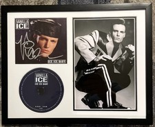 RAPPER VANILLA ICE SIGNED AUTOGRAPHED FRAMED 11x14 DISPLAY ACOA COA RAP NINJA