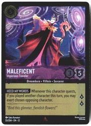 Maleficent - Imperious Traveler 55/204 Wilds Unknown Rare Cold Foil