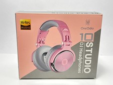 OneOdio Wired Over-Ear Studio DJ Headphones Light Pink 50mm 3.5mm 6.35mm Monitor