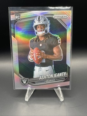 2025 Panini Prizm Ashton Jeanty - Variation - Silver Prizm RC LV Raiders #421
