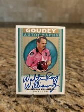 2019 Upper Deck Goodwin Champions Goudey Walter Ray Williams Jr #GA-WW Auto