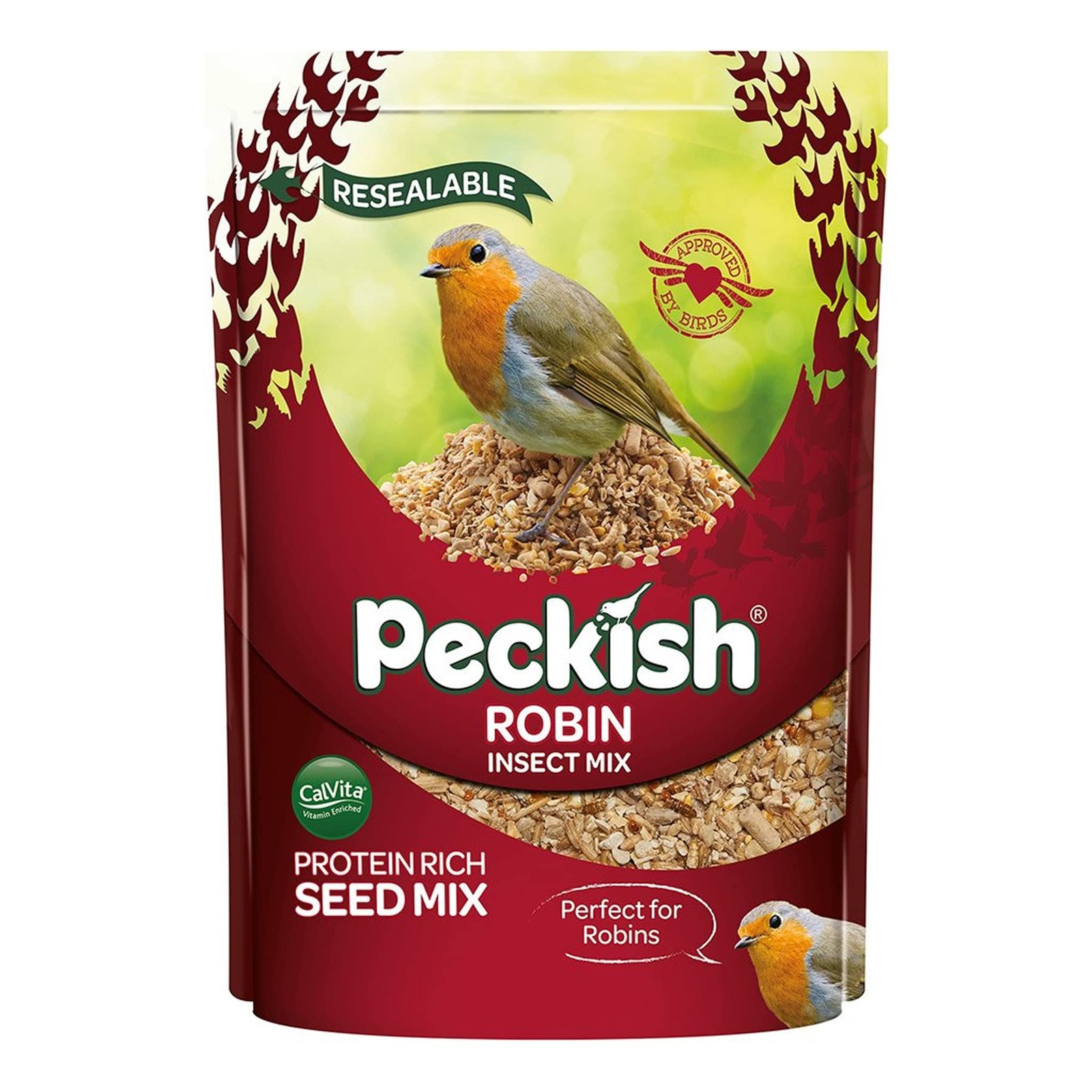 Robin Bird Seed and Insect Mix, 1 kg,brown - Image 3